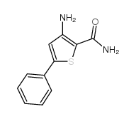 3-amino-5-phenylthiophene-2-carboxamide结构式