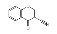 4-oxochroman-3-carbonitrile结构式