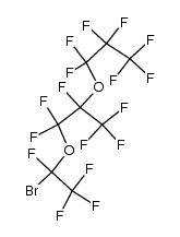 1-(1-bromo-1,2,2,2-tetrafluoroethoxy)-1,1,2,3,3,3-hexafluoro-2-(perfluoropropoxy)propane结构式