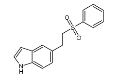 5-(2-(phenylsulfonyl)ethyl)-1H-indole结构式