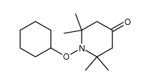 1-cyclohexyloxy-2,2,6,6-tetramethylpiperidin-4-one结构式