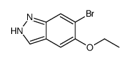 6-Bromo-5-ethoxy-1H-indazole结构式