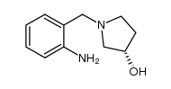 (3S)-1-[(2-aminophenyll)methyl]pyrrolidin-3-ol结构式