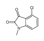 4-chloro-1-methylindole-2,3-dione结构式