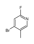 4-bromo-2-fluoro-5-methylpyridine结构式