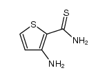 3-aminothiophene-2-thiocarboxamide结构式