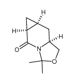 (5aS,6aS,7aS)-3,3-dimethylhexahydro-5H-cyclopropa[d][1,3]oxazolo[3,4-a]pyridin-5-one结构式