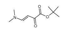 t-butyl 4-dimethylamino-2-oxo-3-butenoate结构式