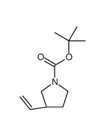 R-1-N-Boc-3-乙烯基-吡咯烷结构式