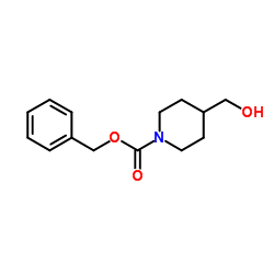 N-Cbz-4-羟甲基哌啶结构式