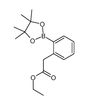 (2-ETHOXYCARBONYLMETHYLPHENYL)BORONIC ACID, PINACOL ESTER结构式
