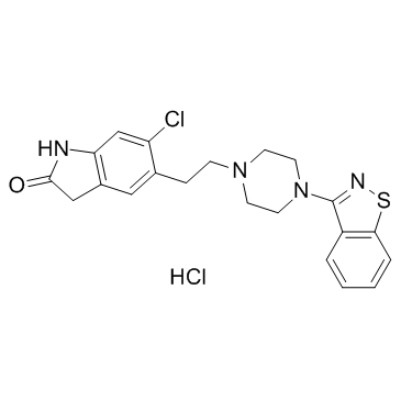盐酸齐拉西酮结构式