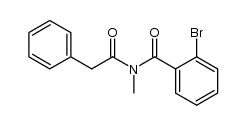 2-bromo-N-methyl-N-(2-phenylacetyl)benzamide结构式