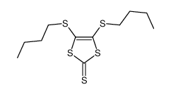 4,5-bis(butylsulfanyl)-1,3-dithiole-2-thione结构式