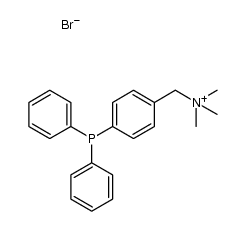 4-(diphenylphosphino)-benzyltrimethylammonium bromide结构式