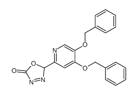 5-(4,5-bis(benzyloxy)pyridin-2-yl)-1,3,4-oxadiazol-2(5H)-one结构式
