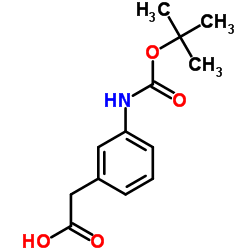 N-Boc-3-氨基苯乙酸结构式