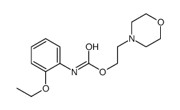 2-morpholin-4-ylethyl N-(2-ethoxyphenyl)carbamate结构式