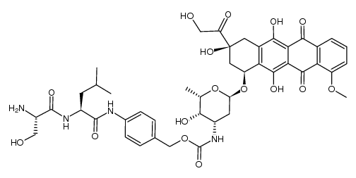 Ser-Leu-PABC-Doxorubicin结构式