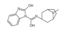 N-[(1R,5S)-8-methyl-8-azabicyclo[3.2.1]octan-3-yl]-2-oxo-3H-benzimidazole-1-carboxamide结构式