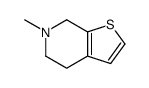 6-Methyl-4,5,6,7-tetrahydro-thieno[2,3-c]pyridine结构式