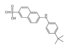 6-(4-tert-butylanilino)naphthalene-2-sulfonic acid结构式