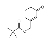 (3-oxocyclohexen-1-yl)methyl 2,2-dimethylpropanoate结构式