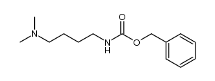 N-(benzyloxycarbonyl)-4-(dimethylamino)butylamine结构式