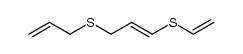 1-vinylthio-3-allylthio-1-propene结构式