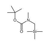 tert-butyl N-methyl-N-(trimethylsilylmethyl)carbamate结构式