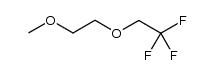 1,1,1-trifluoro-2-(2-methoxyethoxy)ethane结构式