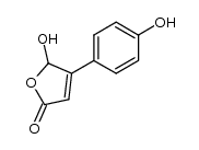 5-hydroxy-4-(4-hydroxyphenyl)-5H-furan-2-one结构式