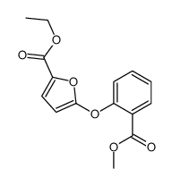 ethyl 5-(2-methoxycarbonylphenoxy)furan-2-carboxylate结构式