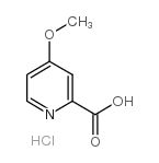 4-甲氧基吡啶-2-羧酸盐酸盐结构式