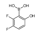 (2,3-difluoro-6-hydroxyphenyl)boronic acid结构式