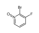 2-Bromo-3-fluoropyridine 1-oxide结构式