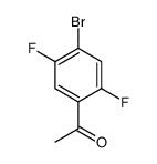 4-溴-2,5-二氟苯乙酮结构式