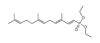 3,7,11-trimethyl-1,3,6,10-tetraene-dodecyl diethyl phosphonate结构式