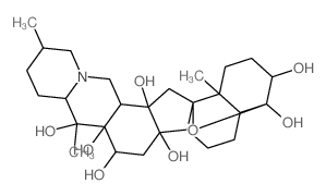 藜蘆素结构式