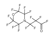 perfluoro-(3-morpholinopropionyl fluoride)结构式