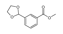 methyl 3-(1,3-dioxolan-2-yl)benzoate结构式