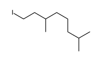 1-iodo-3,7-dimethyloctane结构式
