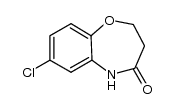 7-chloro-2,3-dihydro-1,5-benzoxazepin-4(5H)-one结构式