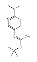 tert-butyl 6-(dimethylamino)pyridin-3-ylcarbamate结构式