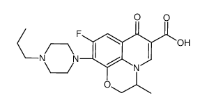 4-n-Propyl ofloxacin结构式