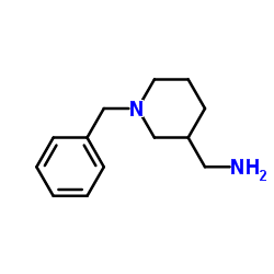 1-苄基哌啶-3-甲胺结构式