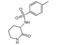 4-methyl-N-(2-oxopiperidin-3-yl)benzenesulfonamide结构式