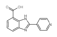 2-吡啶-4-基-3H-苯并咪唑-4-羧酸结构式