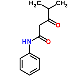 N-苯基异丁酰乙酰胺结构式