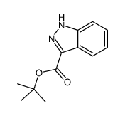 tert-butyl 1H-indazole-3-carboxylate结构式
